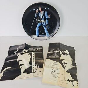 1991 Delphi Plate Elvis Presley "Madison Square Garden 1972" Seventh Issue
